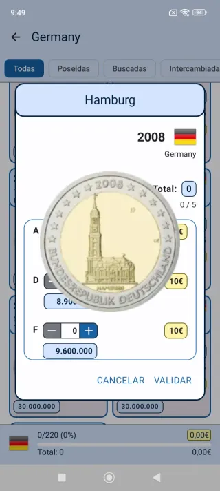 Monedas Alemania Conmemorativas dos euros