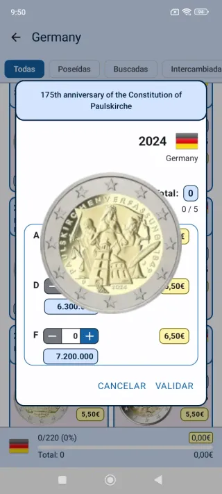 Monedas Alemania Conmemorativas dos euros