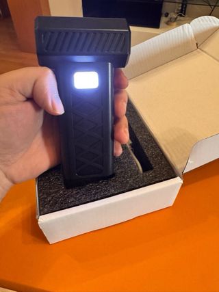 Mini soplador eléctrico portátil con luz