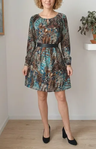 Vestido satinado Fórmula Joven Talla 38