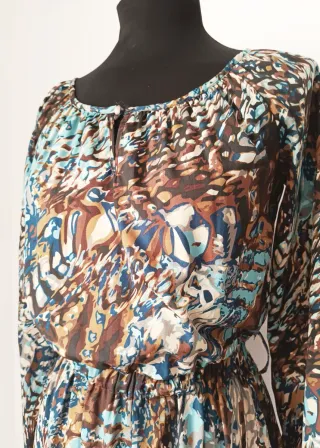 Vestido satinado Fórmula Joven Talla 38