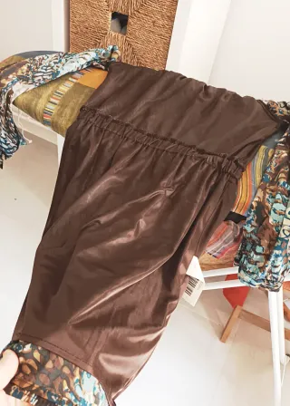 Vestido satinado Fórmula Joven Talla 38