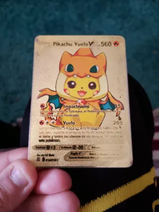 Carta Pokémon Pikachu Vuelo Metalica