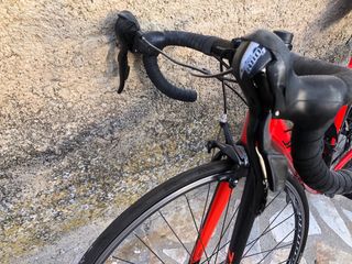 Bicicleta carretera Specialized Roja