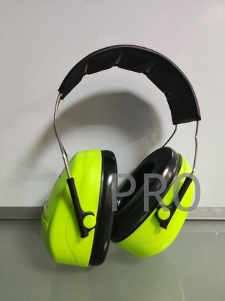 Orejeras de protección, 1 unidad/caja, verde