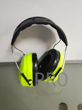 Orejeras de protección, 1 unidad/caja, verde