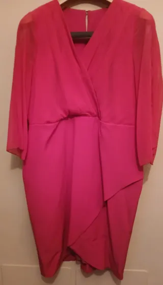 Vestido comunión fucsia