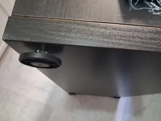 Mueble TV negro madera de ikea