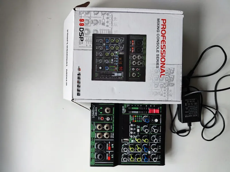 Mesa de Mezclas Lomeho AM-AX3 Bluetooth USB afbeelding 3