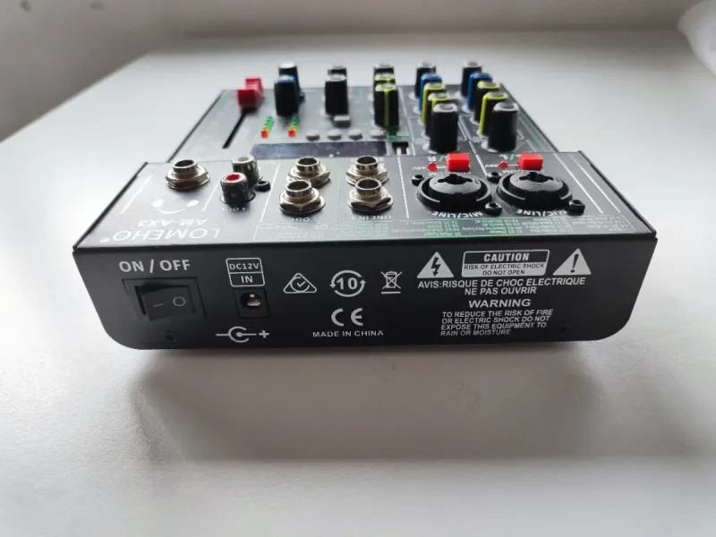 Mesa de Mezclas Lomeho AM-AX3 Bluetooth USB afbeelding 5