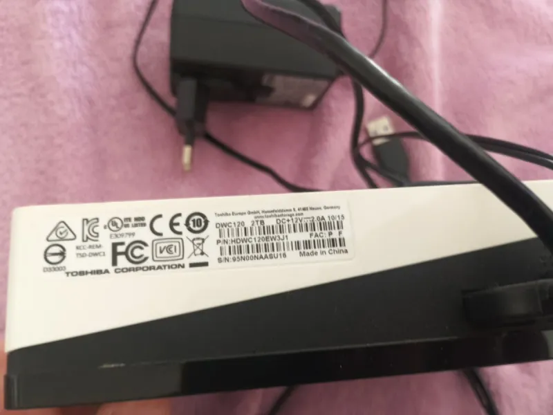 Disco Duro Externo Toshiba 2TB DWC120