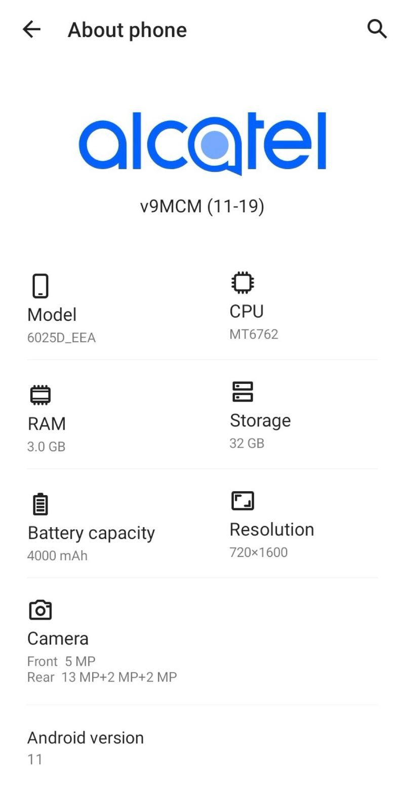 Alcatel 1S (2021) - Smartphone afbeelding 7