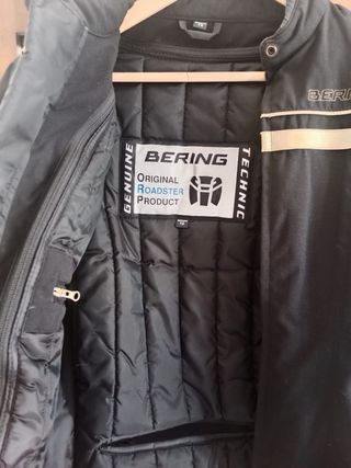 Chaqueta Bering Moto Mujer Negra
