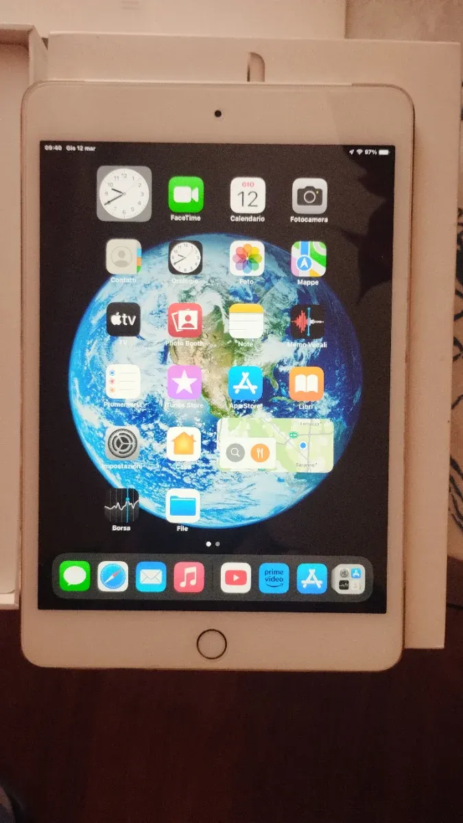 iPad mini 4 WiFi+Cellular 128 GB Plata