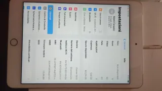 iPad mini 4 WiFi+Cellular 128 GB Argento