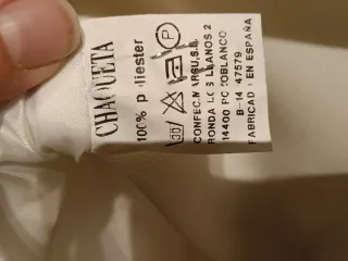 Traje de Comunión Niño Blanco para 10 años