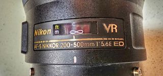 Teleobjetivo Nikon 200-500mm