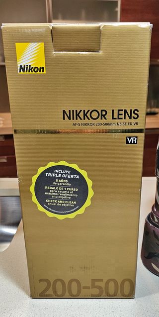 Teleobjetivo Nikon 200-500mm