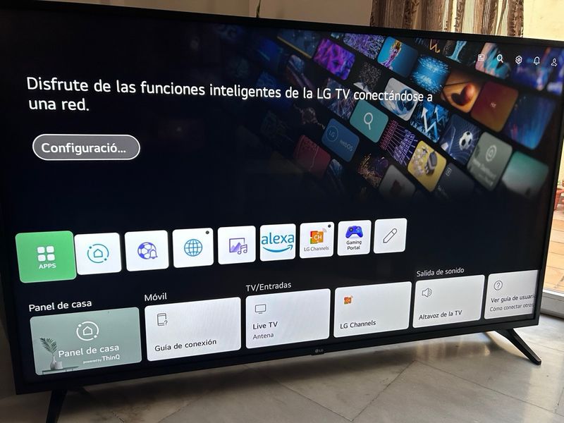 TV LG 55UP751 Negro afbeelding 2