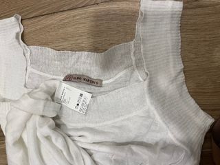 Top sin mangas Aldo Martins blanco