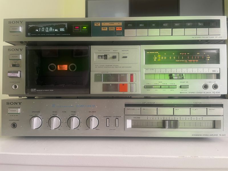 Cadena musical analógica Sony