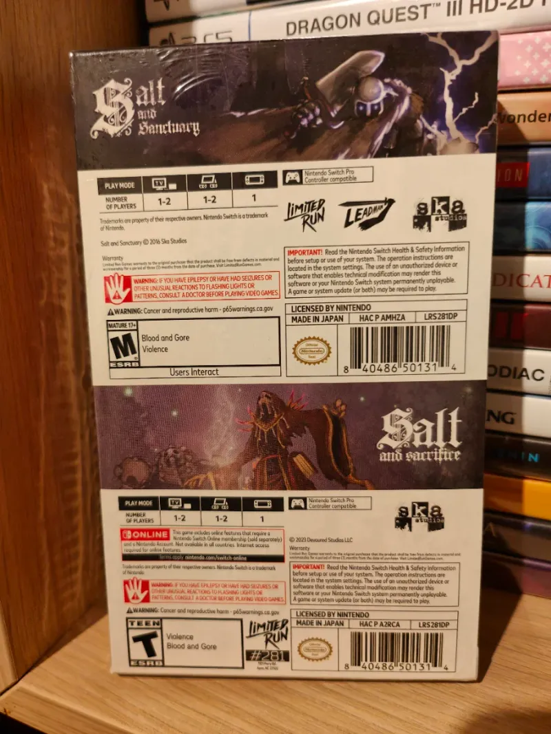Salt and Sanctuary / Sacrifice Switch afbeelding 3