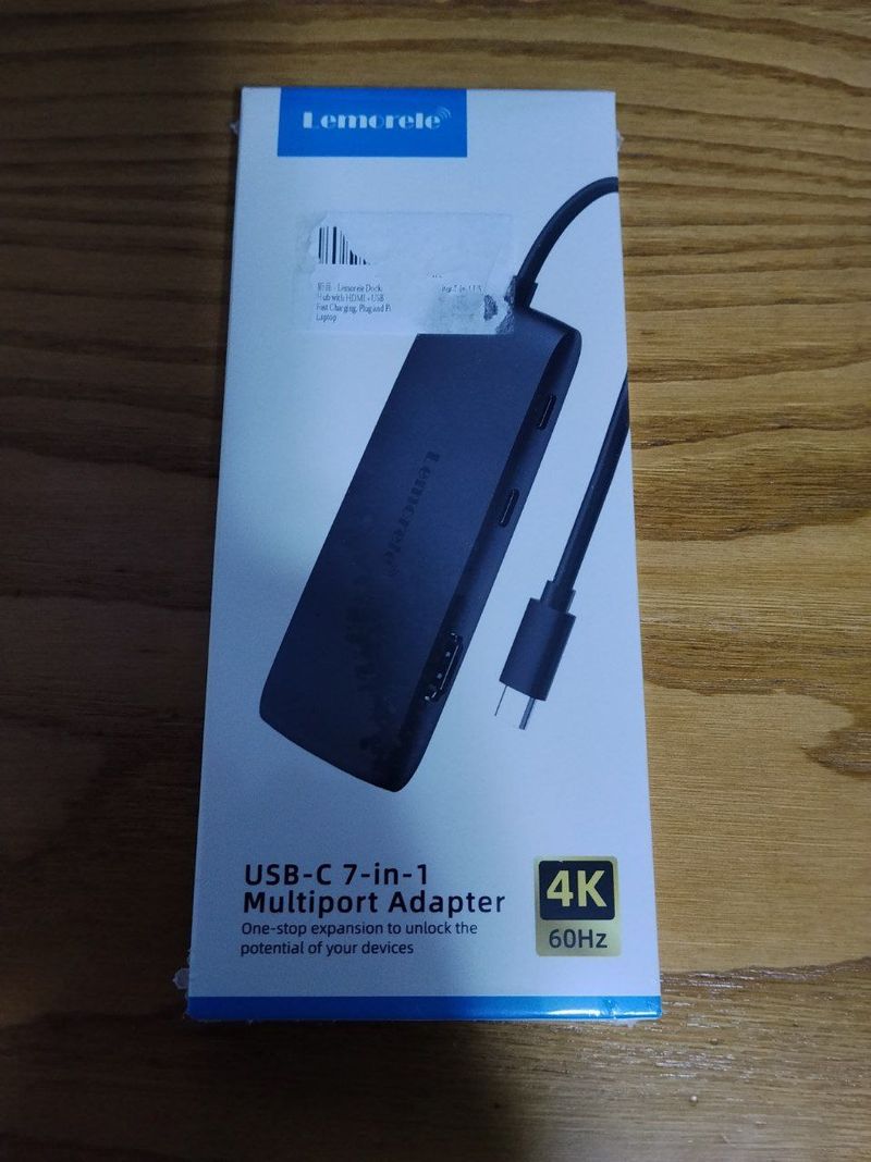 Hub USB-C 7en1 Dual 4K@60Hz HDMI+DP 100W afbeelding 2