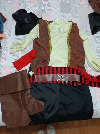 Disfraz Pirata Capitán Talla M y XXXL