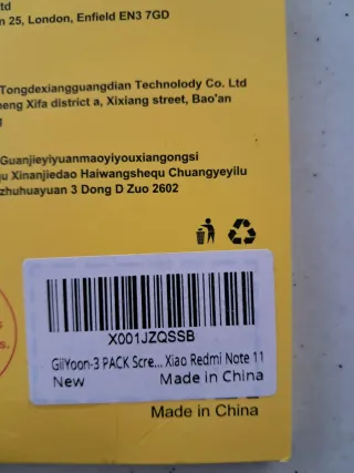 Protector Pantalla Anti-shock Xiaomi Note 11