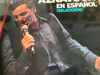 3 LPs Vinilo Nat King Cole Aznavour lluis llach