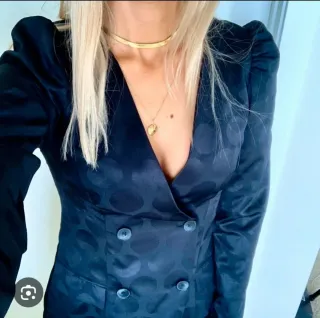Vestido blazer Zara negro