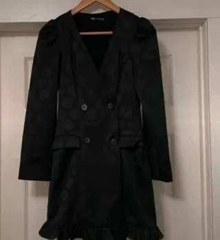Vestido blazer Zara negro