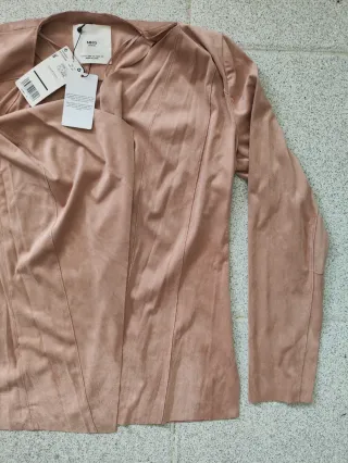 Chaqueta Mango mujer rosa