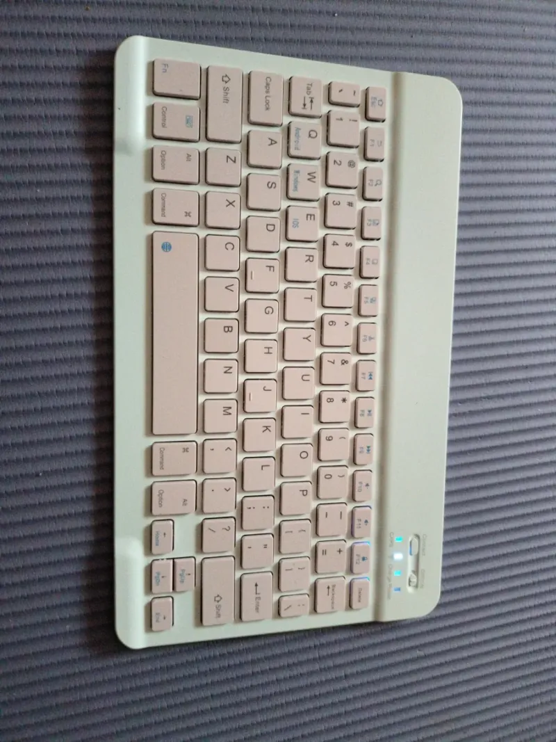 Teclado Portátil Blanco/Rosa afbeelding 2