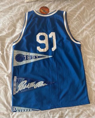 Camiseta baloncesto MASS 18 azul Kansas Jayhawks