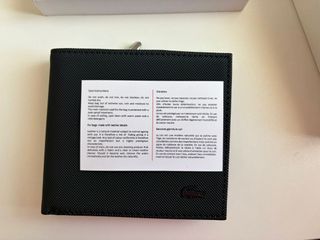 Cartera Lacoste Negra Elegante