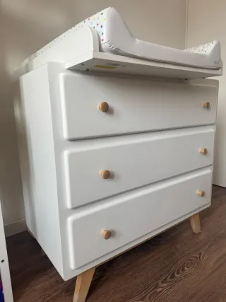 Cómoda Sweet 3 cajones + Cambiador