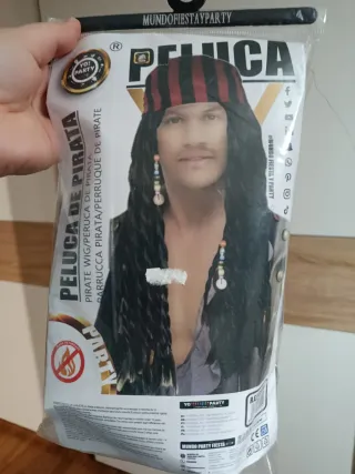 Peluca Pirata Mundo Fiesta Party