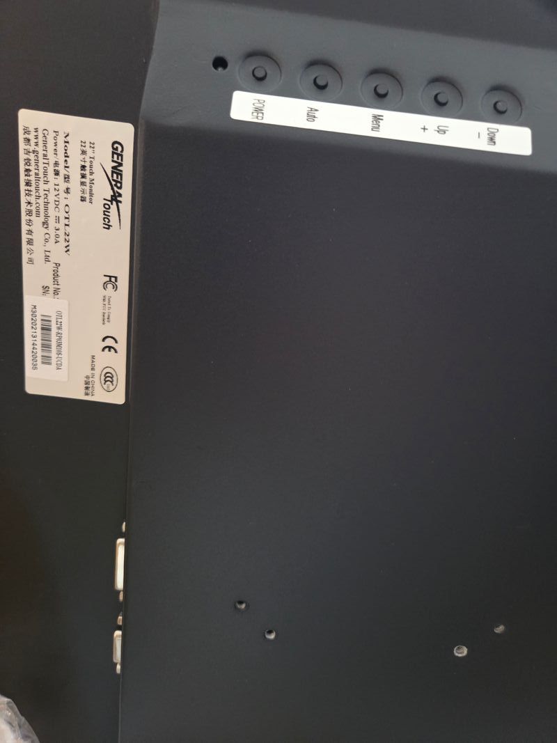 Monitor Táctil Industrial General Touch OTL22W afbeelding 5