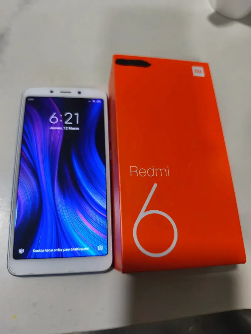 Xiaomi Redmi 6 Blanco/Naranja