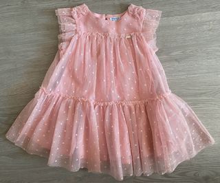 Vestido rosa Mayoral 3 años comunión bodas