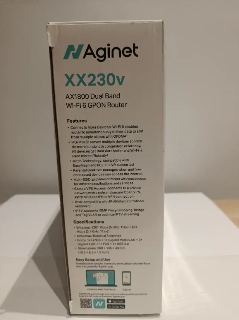 Router TP-Link XX230v AX1800 Wi-Fi 6 Nuevo afbeelding 2