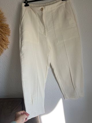 Pantalón Zara Beige