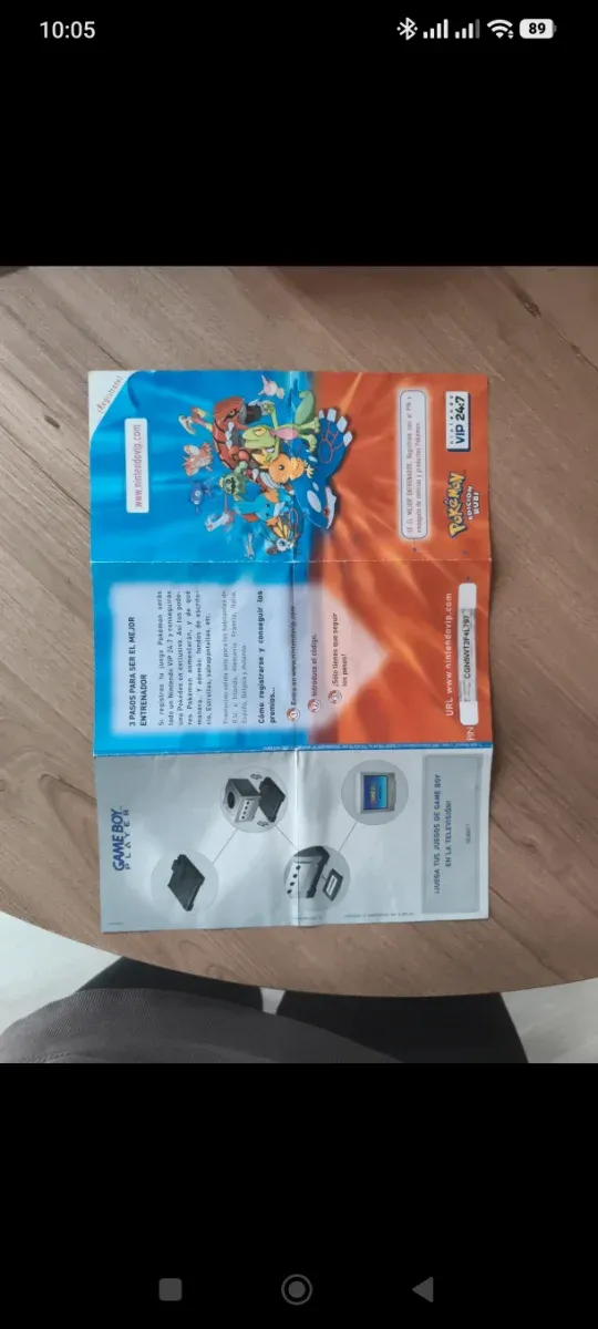 Folleto Pokémon Pinball Ruby & Sapphire Original afbeelding 2