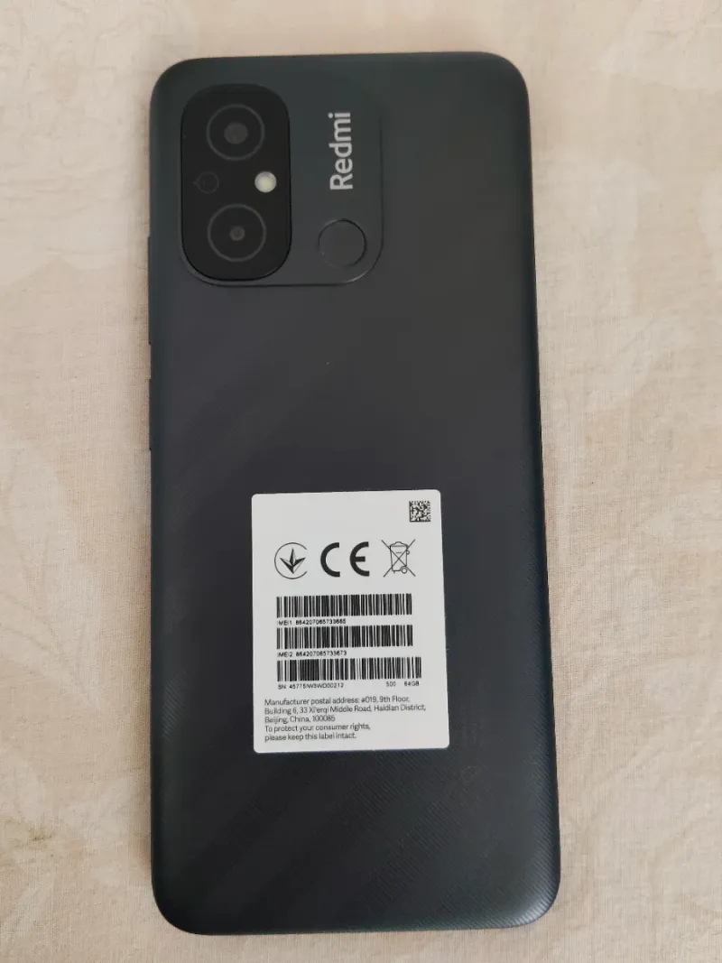 Xiaomi Redmi 12C 64GB antracita