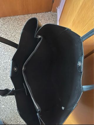 Bolso grande negro Zara