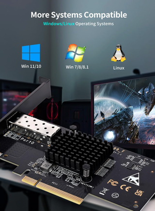 Tarjeta de red NICGIGA PCIe Ethernet 10G