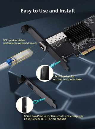 Tarjeta de red NICGIGA PCIe Ethernet 10G
