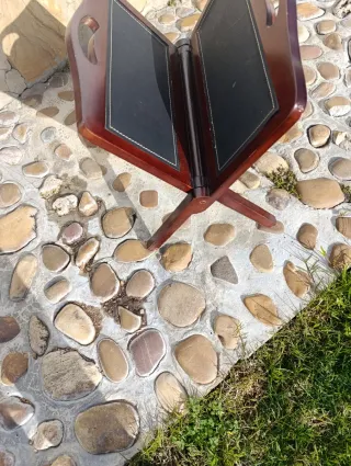 Revistero madera efecto piel