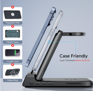 Cargador inalámbrico 3 en 1 SwanScout iPhone